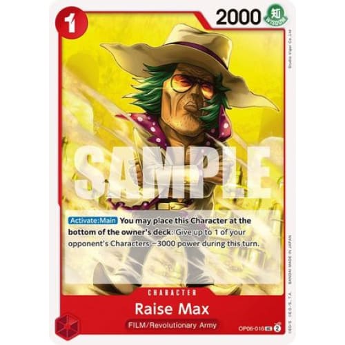 Raise Max OP06-016 UC Wings of the Captain - Single