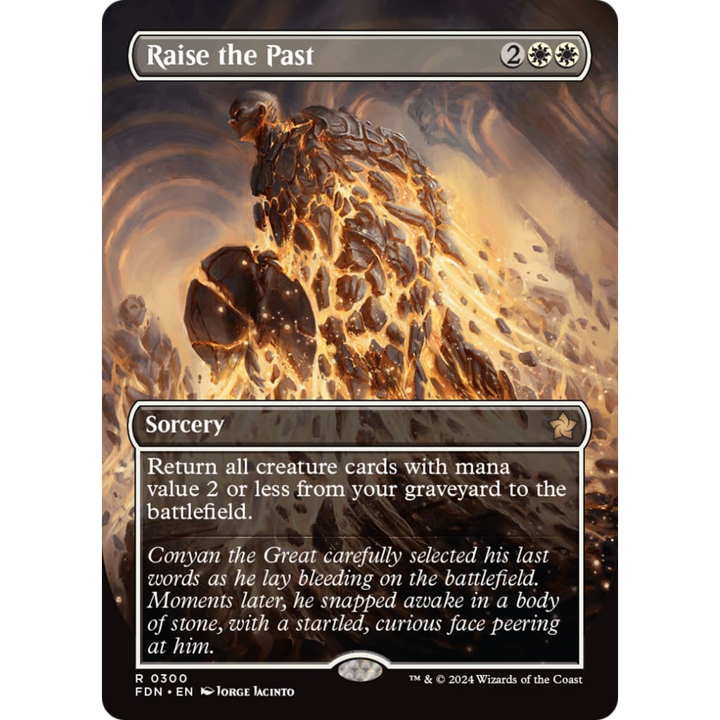 Raise the Past (FDN-300) (Borderless) Foil - Single