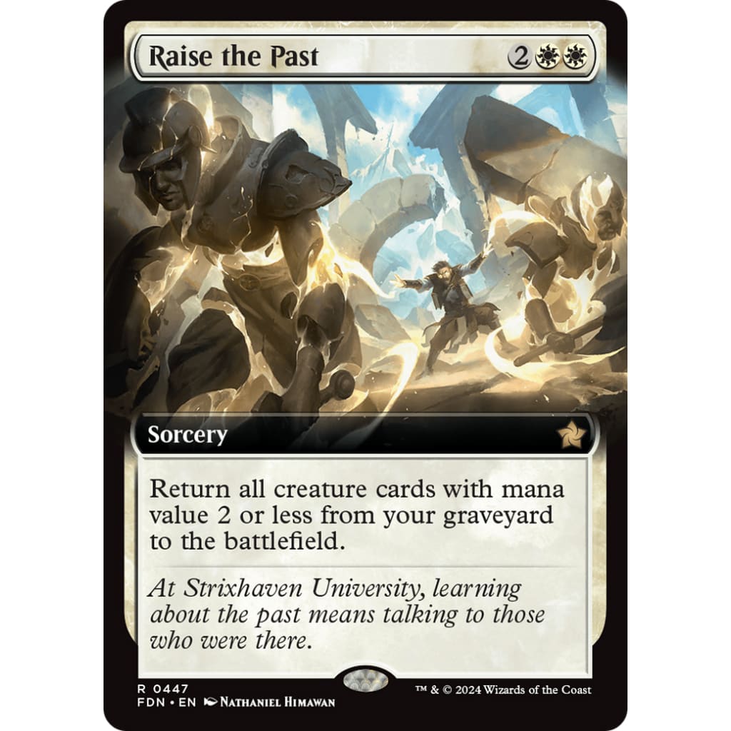 Raise the Past (FDN-447): (Extended Art) Foil - Single