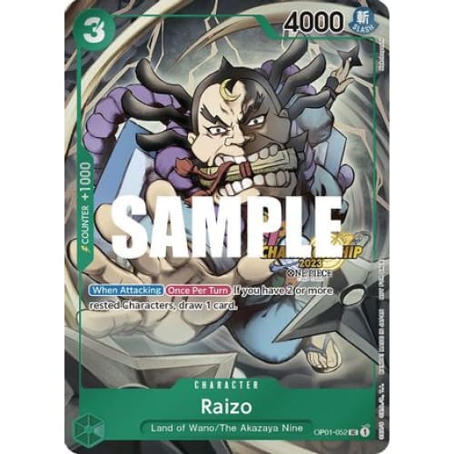 Raizo (CS 2023 Event Pack) OP01-052 UC One Piece Promotion