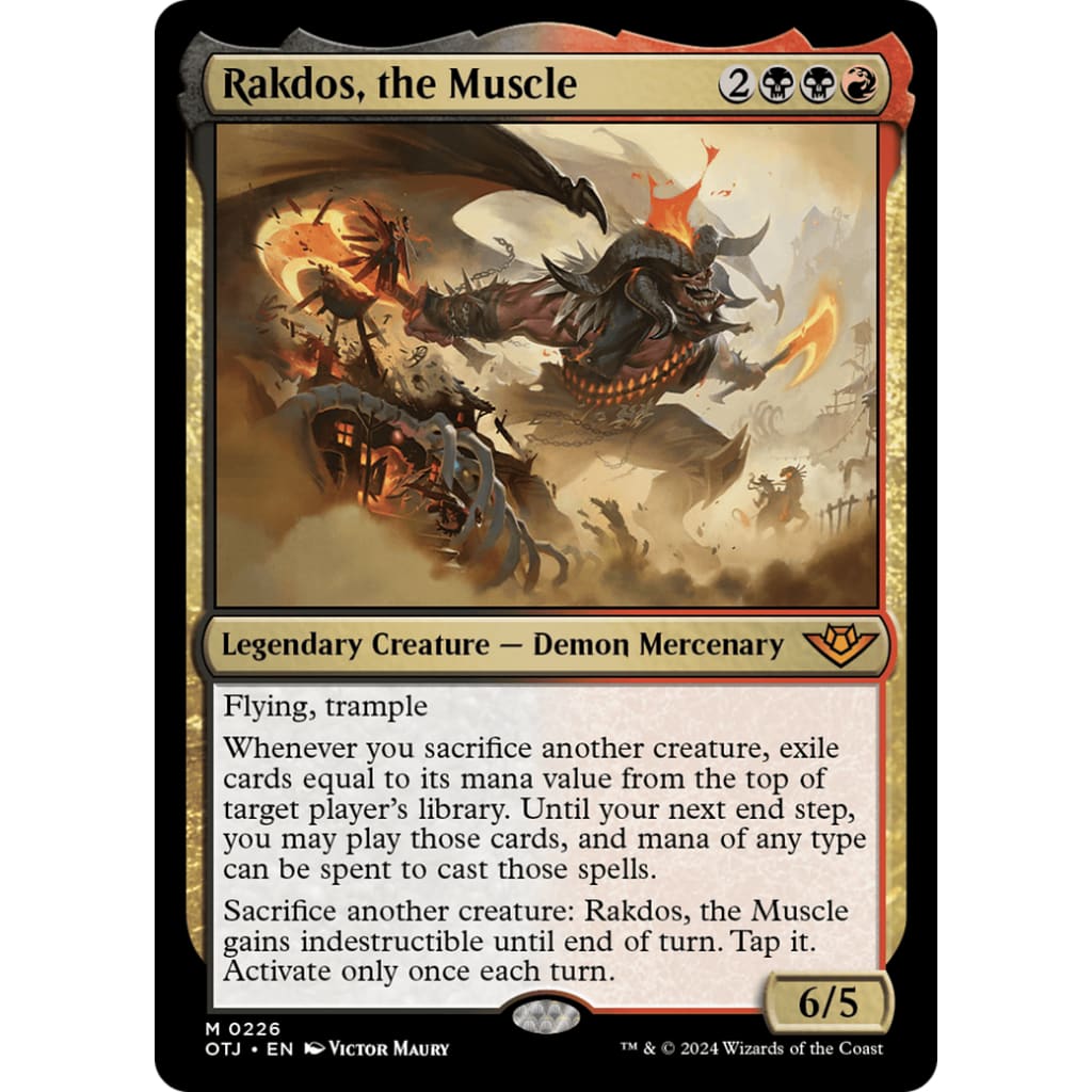 Rakdos the Muscle (OTJ-226) - Single