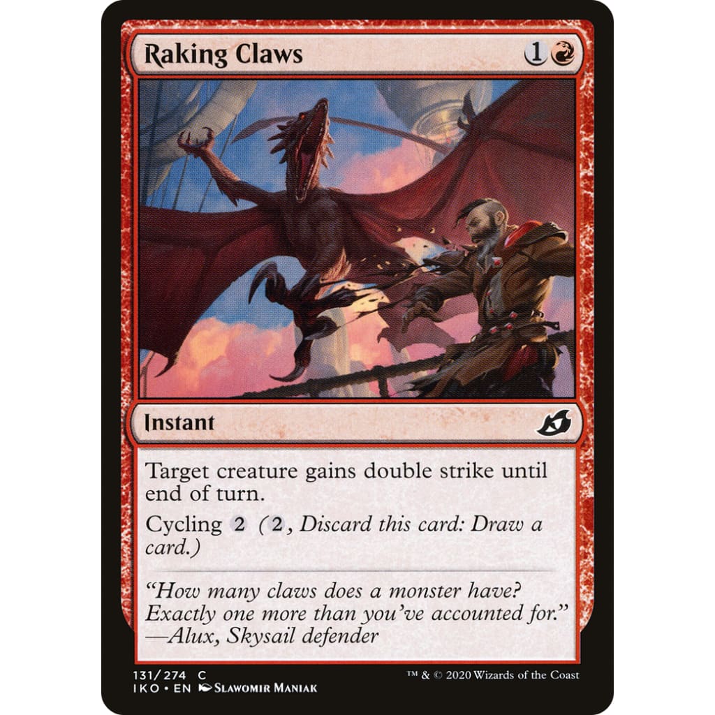 Raking Claws (IKO-131) Foil - Single
