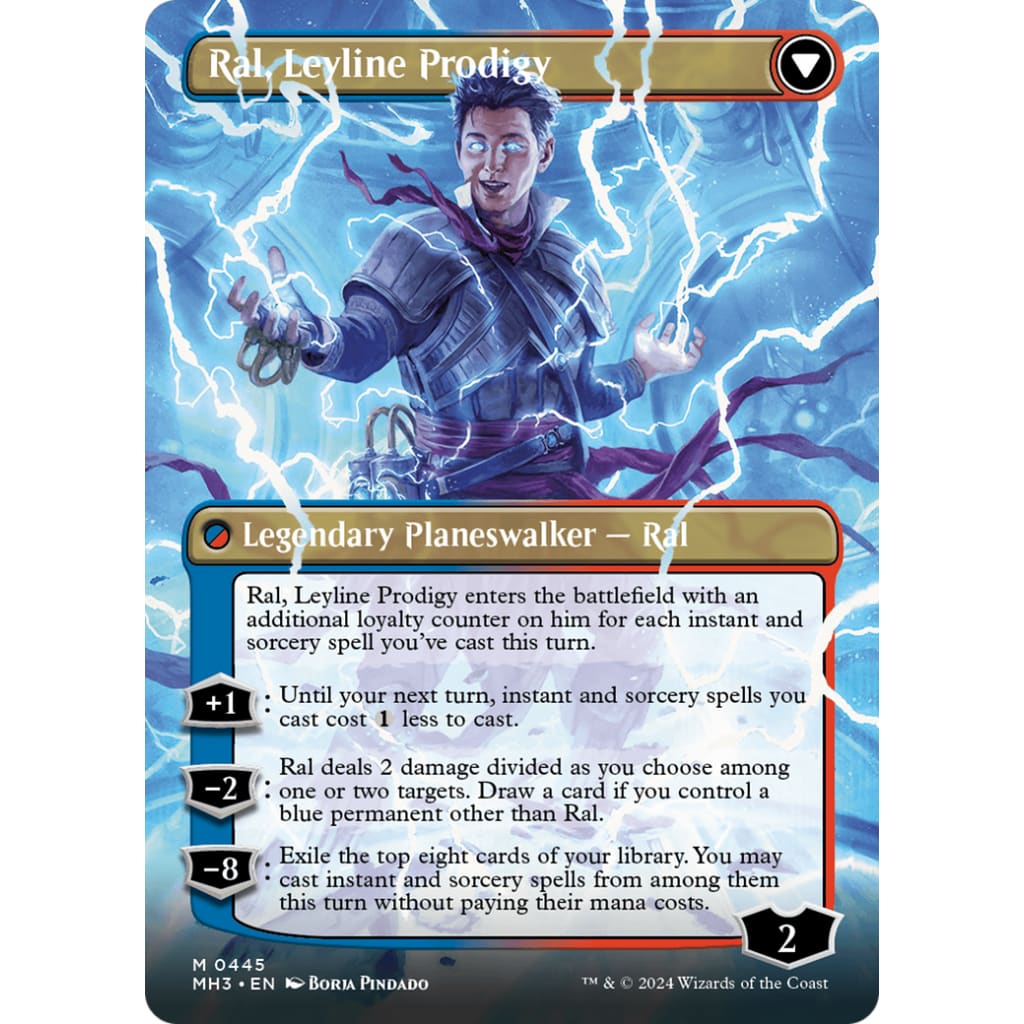 Ral Monsoon Mage // Leyline Prodigy (MH3-445) (Borderless)