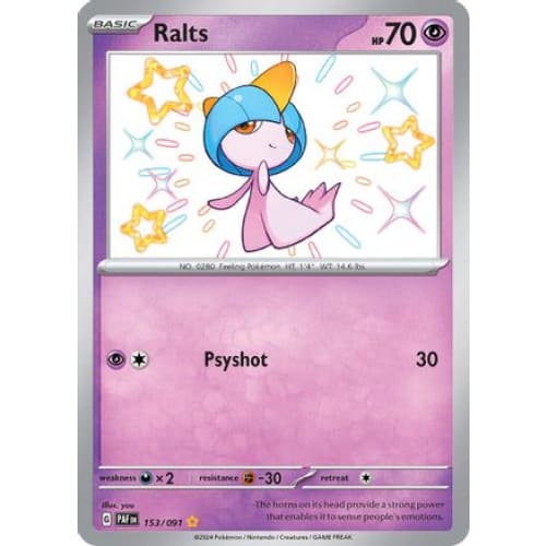 Ralts (153) Shiny Rare Holofoil - Single