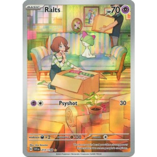 Ralts - 211/198 (211) Illustration Rare Holofoil - Single