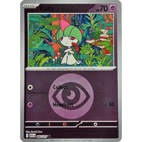 Ralts (Energy Symbol Pattern) (87) Common Reverse Holofoil
