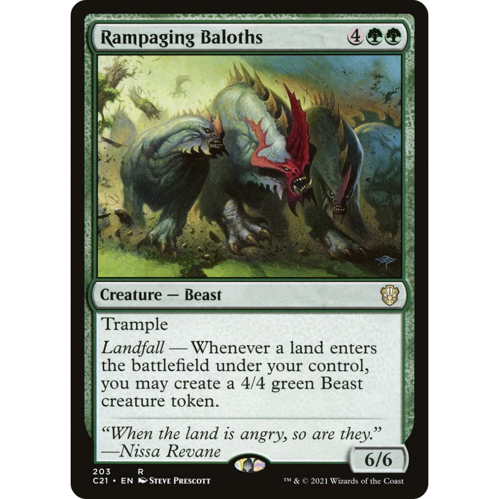 Rampaging Baloths (C21-203) - Single