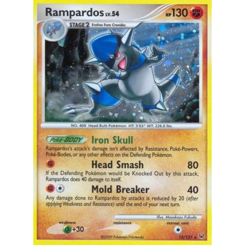Rampardos (013/127) Holo Rare Holofoil - Single