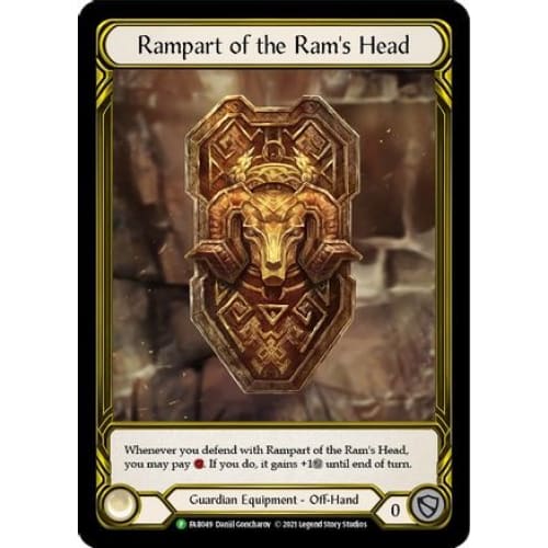 Rampart of the Ram’s Head (Golden) (FLESH AND BLOOD: PROMO