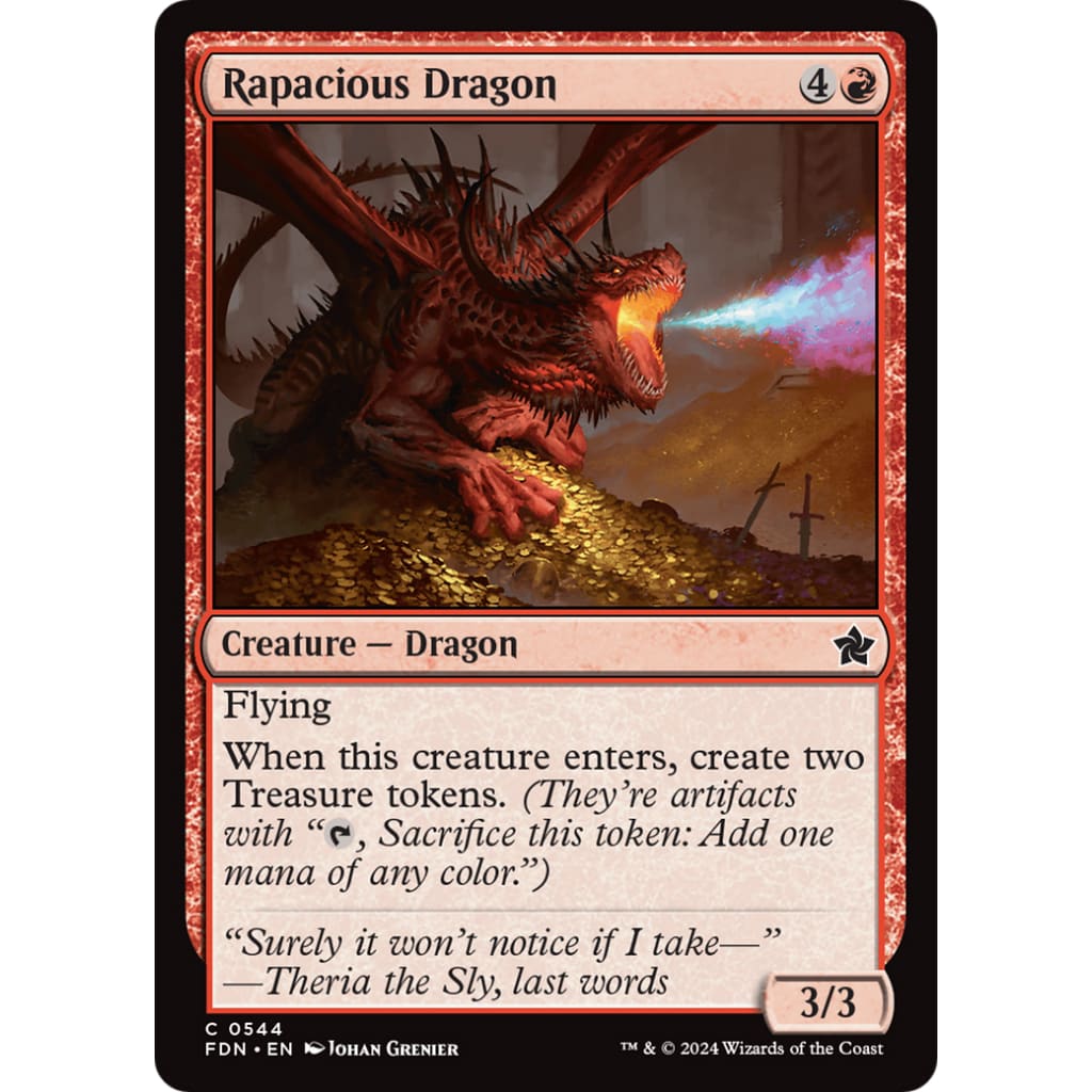 Rapacious Dragon (FDN-544) - Single