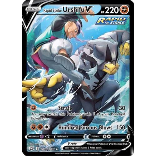 Rapid Strike Urshifu V (TG20/030) Holo Rare Holofoil