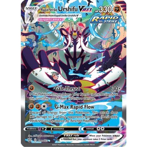 Rapid Strike Urshifu VMAX (170/163) Holo Rare Holofoil