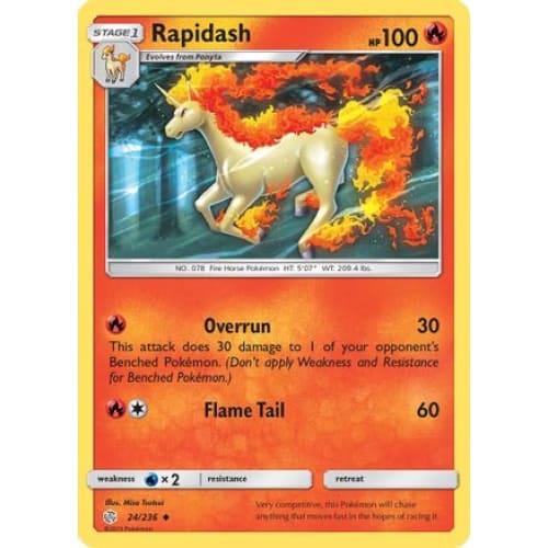 Rapidash (024/236) Uncommon Reverse Holofoil - Single