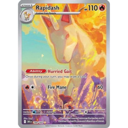 Rapidash - 189/182 (189) Illustration Rare Holofoil - Single