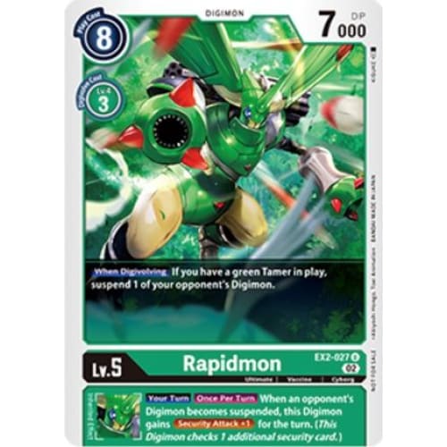 Rapidmon - EX2-027 (Tamer Party Vol. 6 Promo) - Promo