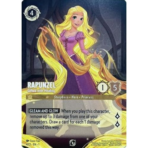 Rapunzel - Gifted with Healing (4) - Disney Lorcana Promo