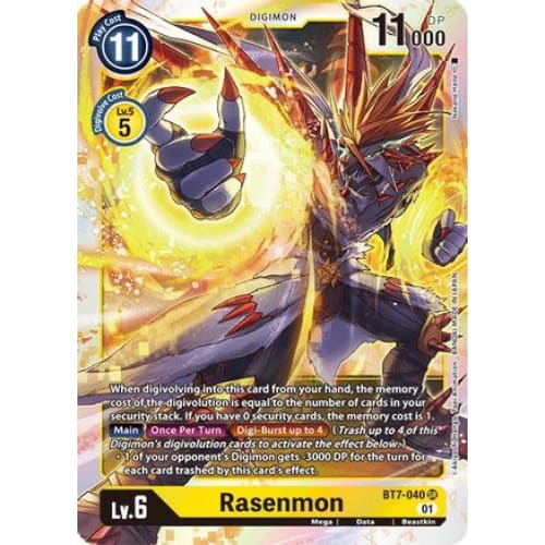Rasenmon - BT7-040 - Super Rare Foil - Single
