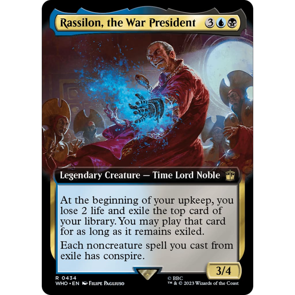 Rassilon the War President (WHO-434): (Extended Art) Foil