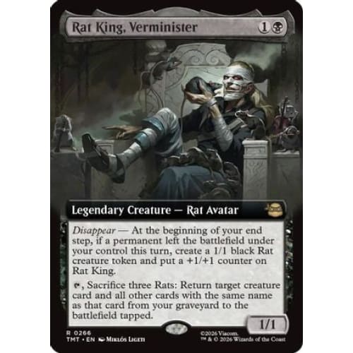 Rat King Verminister (Extended Art) (TMT-266) Foil - Single