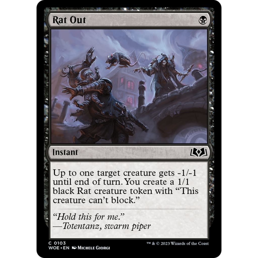 Rat Out (WOE-103) - Single