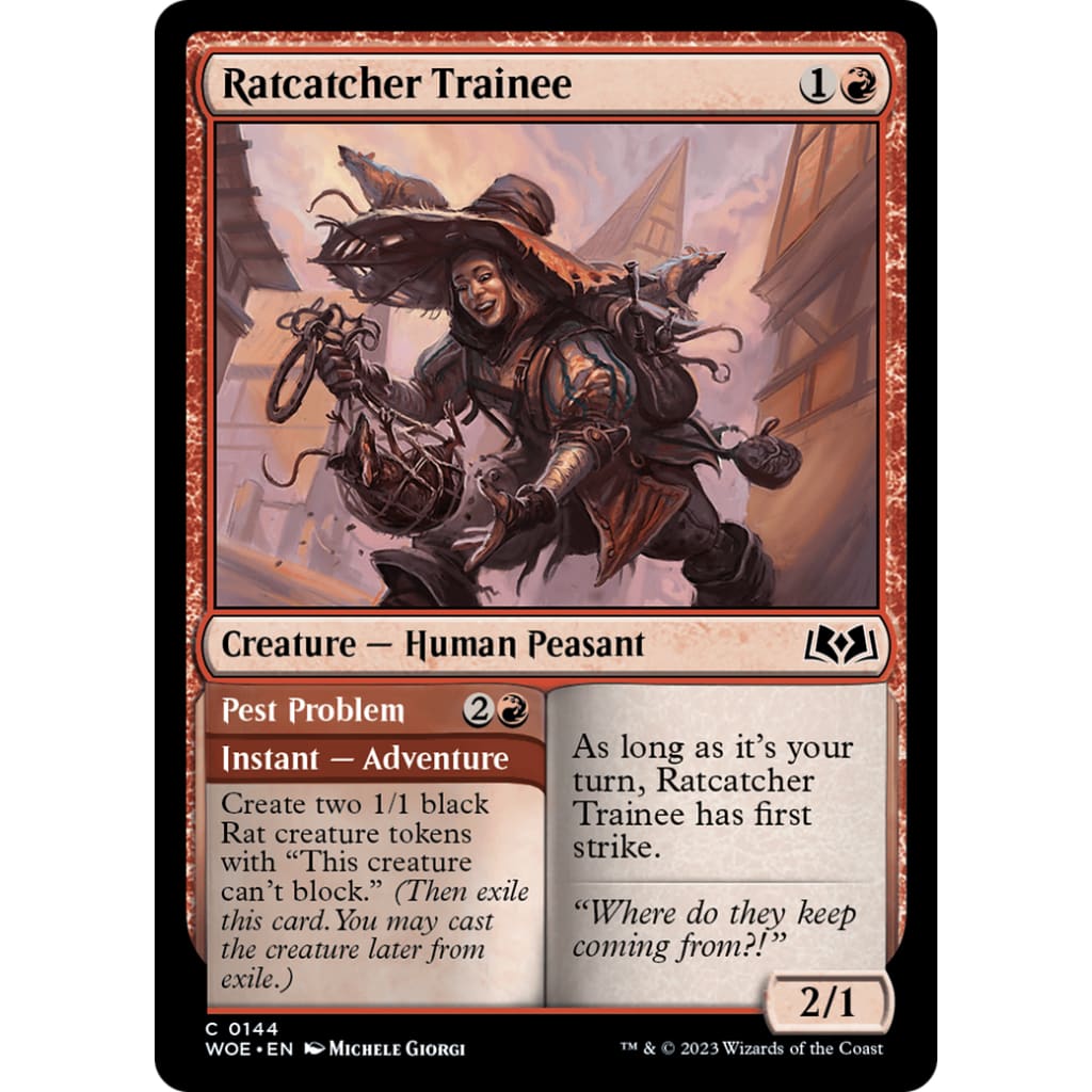 Ratcatcher Trainee // Pest Problem (WOE-144) - Single