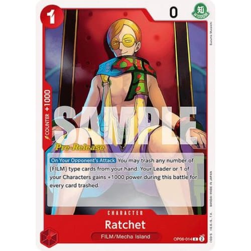 Ratchet OP06-014 C Wings of the Captain Pre-Release Cards