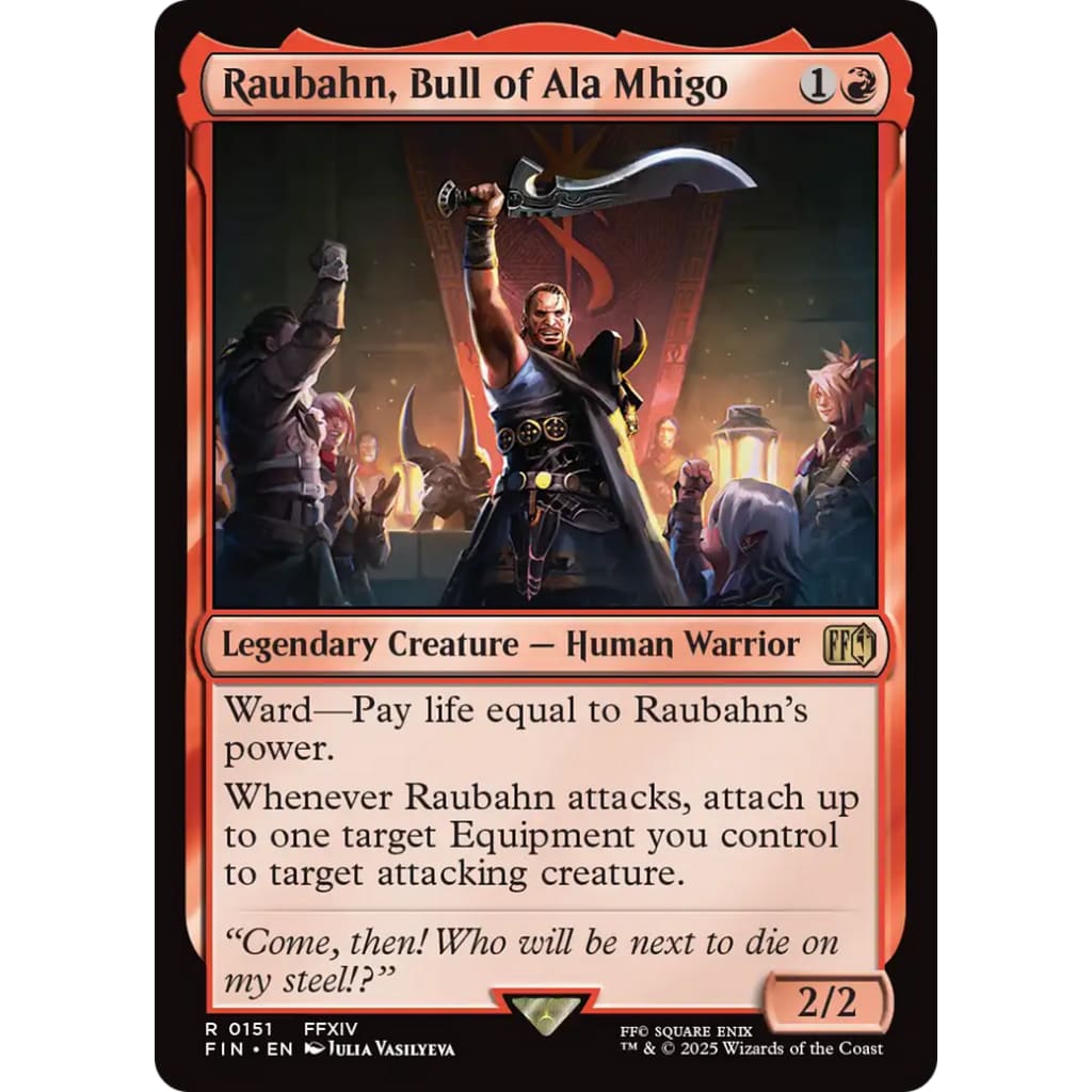 Raubahn Bull of Ala Mhigo (FIN-151) Foil - Single