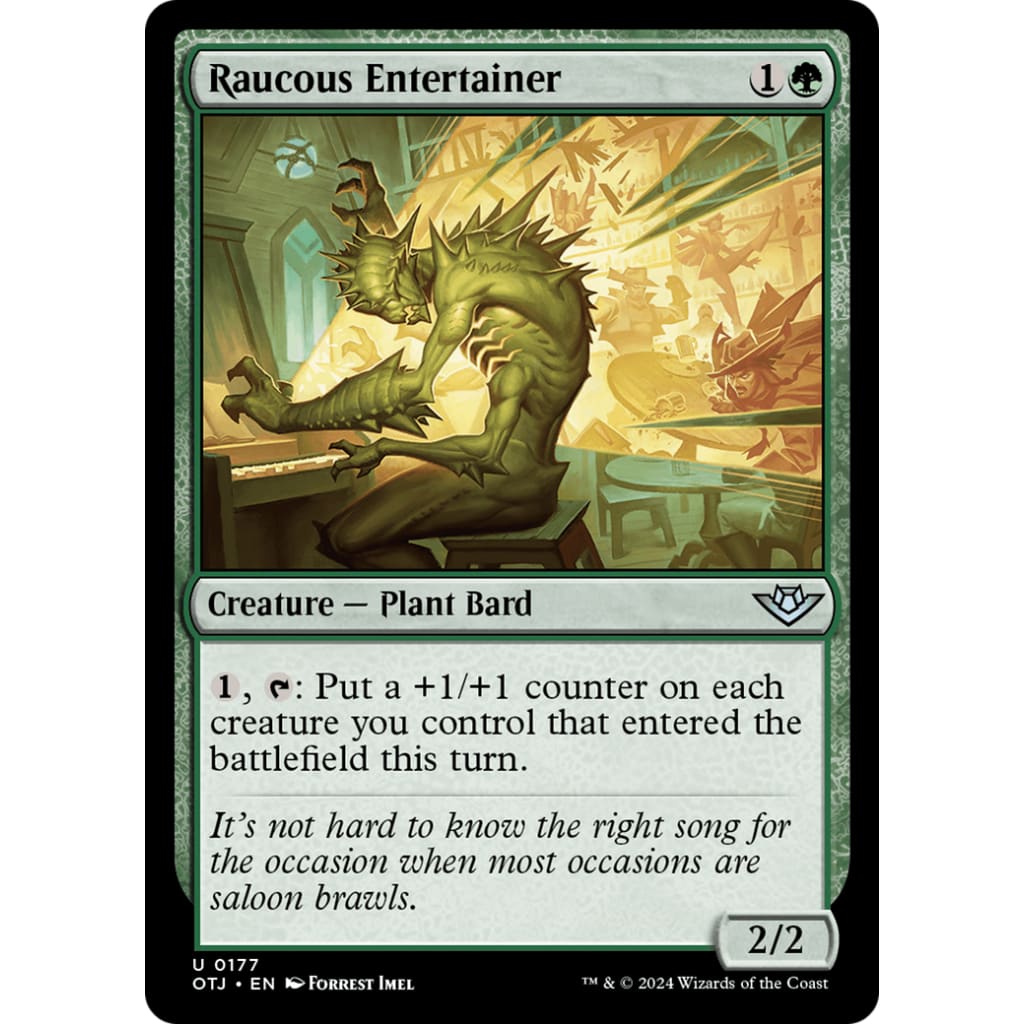 Raucous Entertainer (OTJ-177) - Single