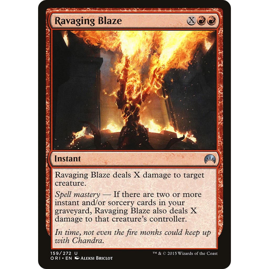 Ravaging Blaze (ORI-159) - Single