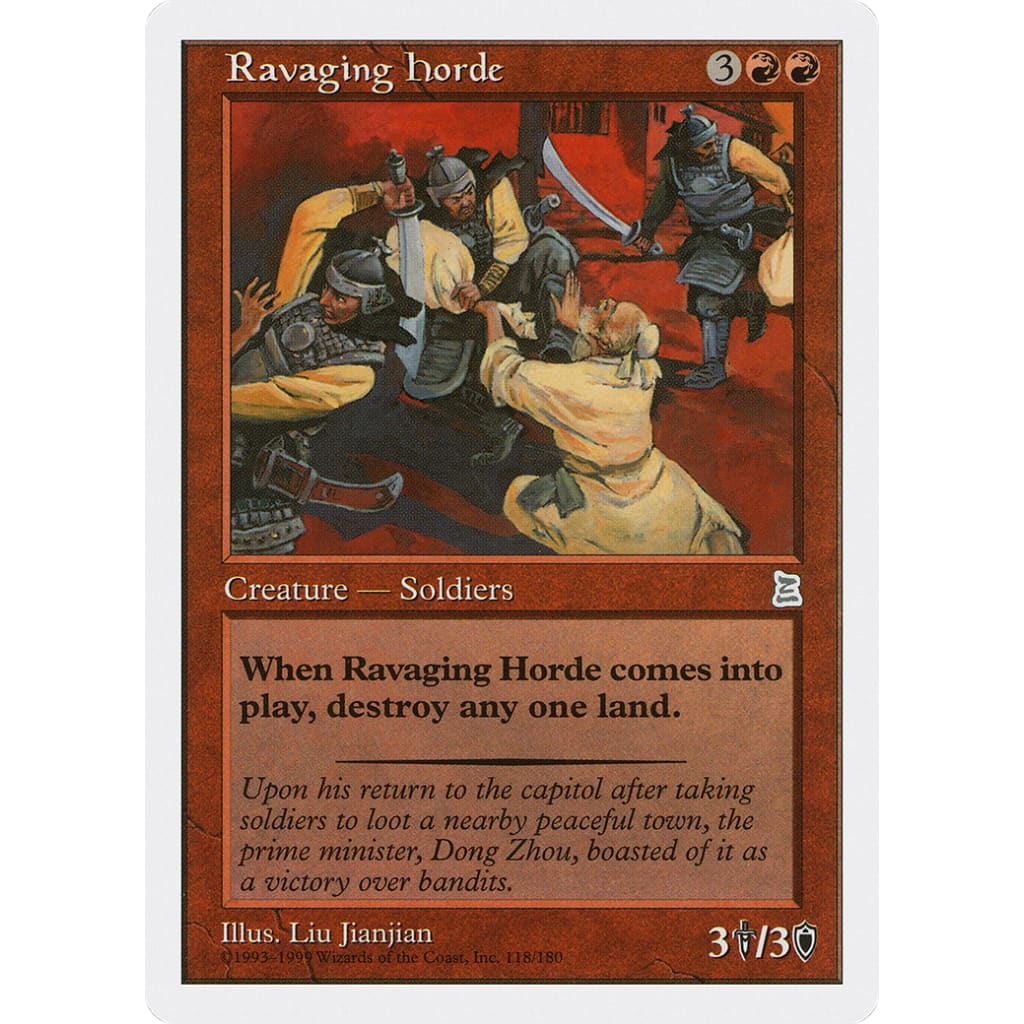 Ravaging Horde (PTK-118) - Single