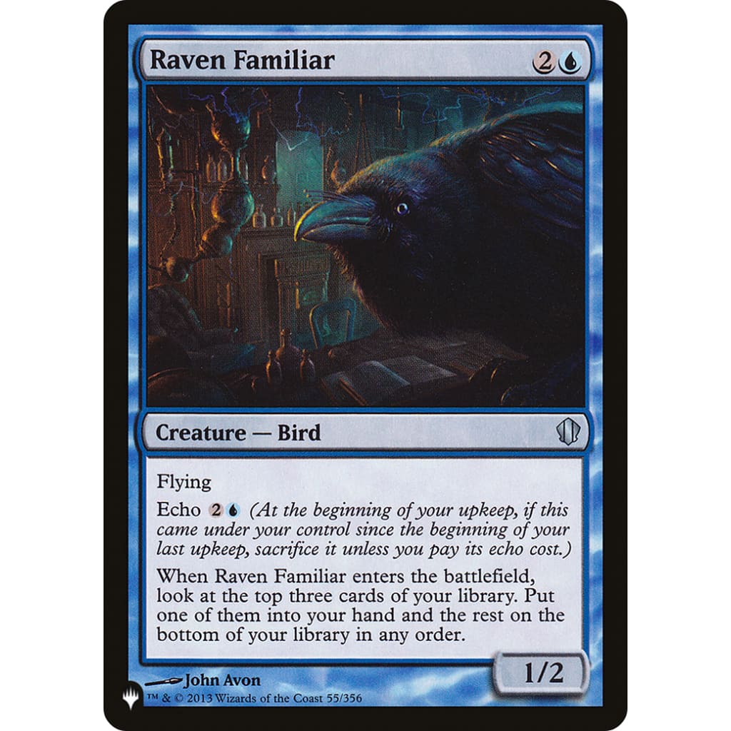 Raven Familiar (PLST-C13-55) - Single
