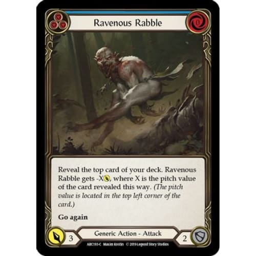 Ravenous Rabble (Blue) (ARCANE RISING) Unlimited Edition