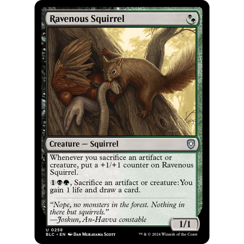Ravenous Squirrel (BLC-258) - Single