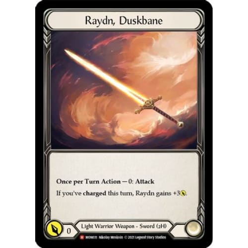 Raydn Duskbane (MONARCH) 1st Edition Cold Foil - Single