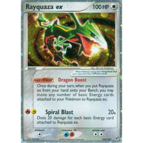 Rayquaza ex (102) Ultra Rare - Single