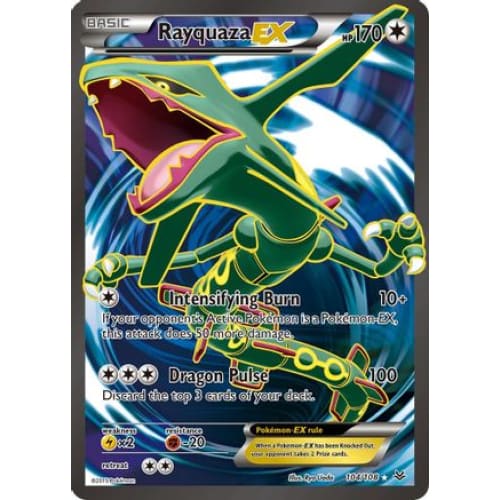 Rayquaza-EX (104/108) Ultra Rare Holofoil - Single