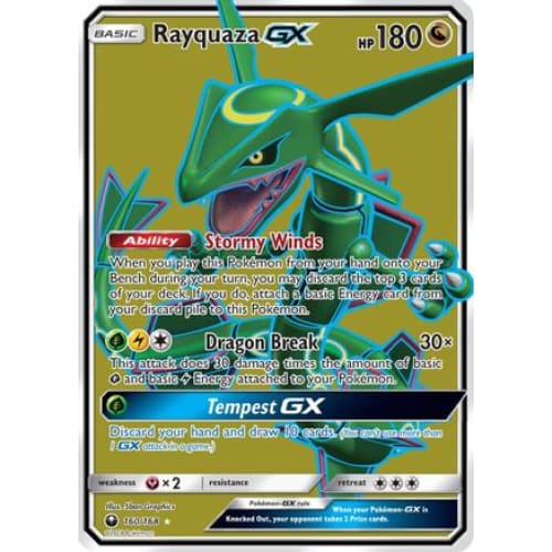 Rayquaza-GX (160/168) Ultra Rare Holofoil - Single