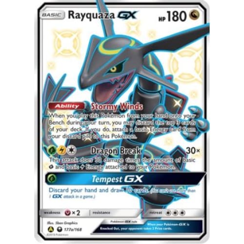 Rayquaza-GX (177A/168) Ultra Rare - Single