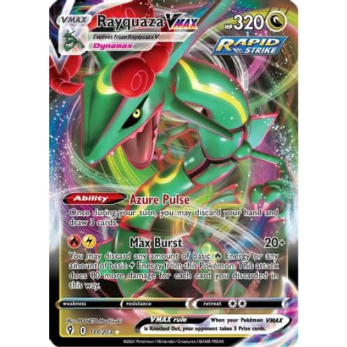 Rayquaza VMAX (111/203) Holo Rare Holofoil - Single