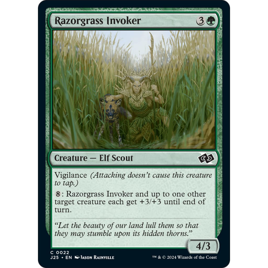 Razorgrass Invoker (J25-022) - Single