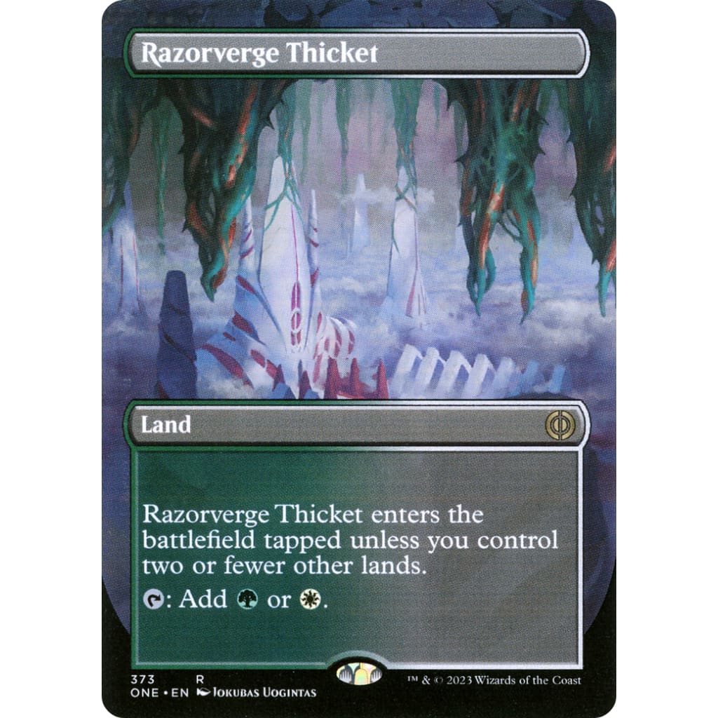 Razorverge Thicket (ONE-373) (Borderless) Foil - Single