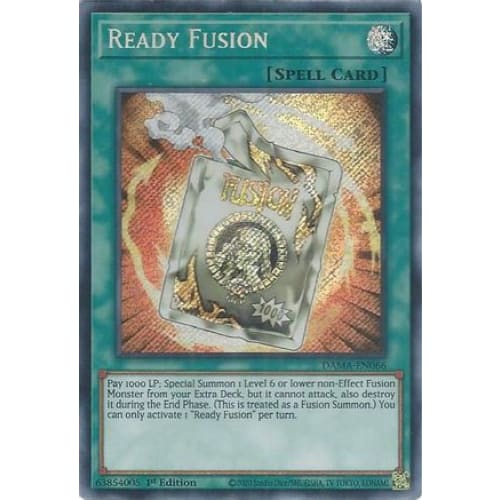 Ready Fusion (DAMA-EN066) Secret Rare 1st Edition - Single