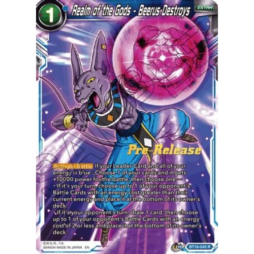 Realm of the Gods - Beerus Destroys (Realm Pre-Release