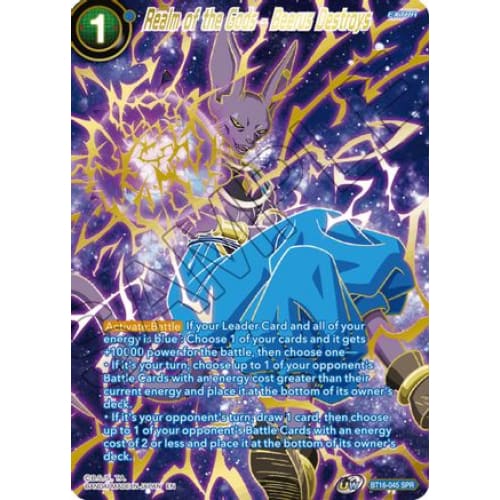 Realm of the Gods - Beerus Destroys (SPR) (Realm Gods) Foil