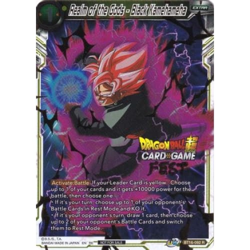 Realm of the Gods - Black Kamehameha (Card Game Fest 2022)
