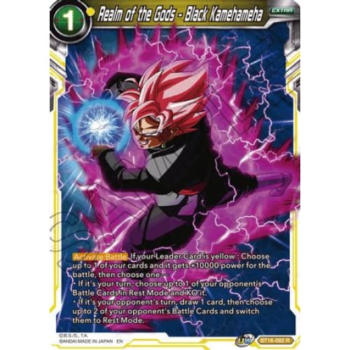 Realm of the Gods - Black Kamehameha (Realm Gods) Foil
