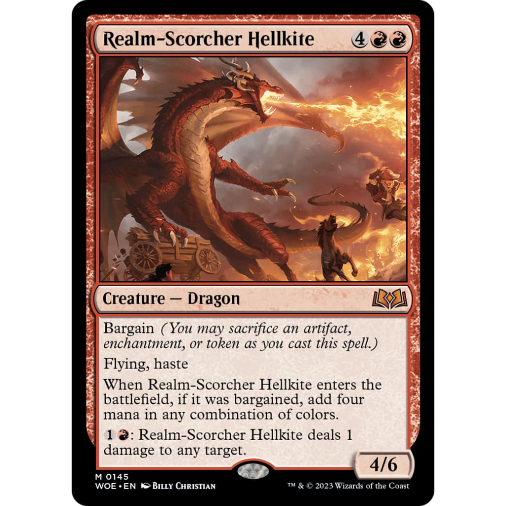 Realm-Scorcher Hellkite (WOE-145) Foil - Single