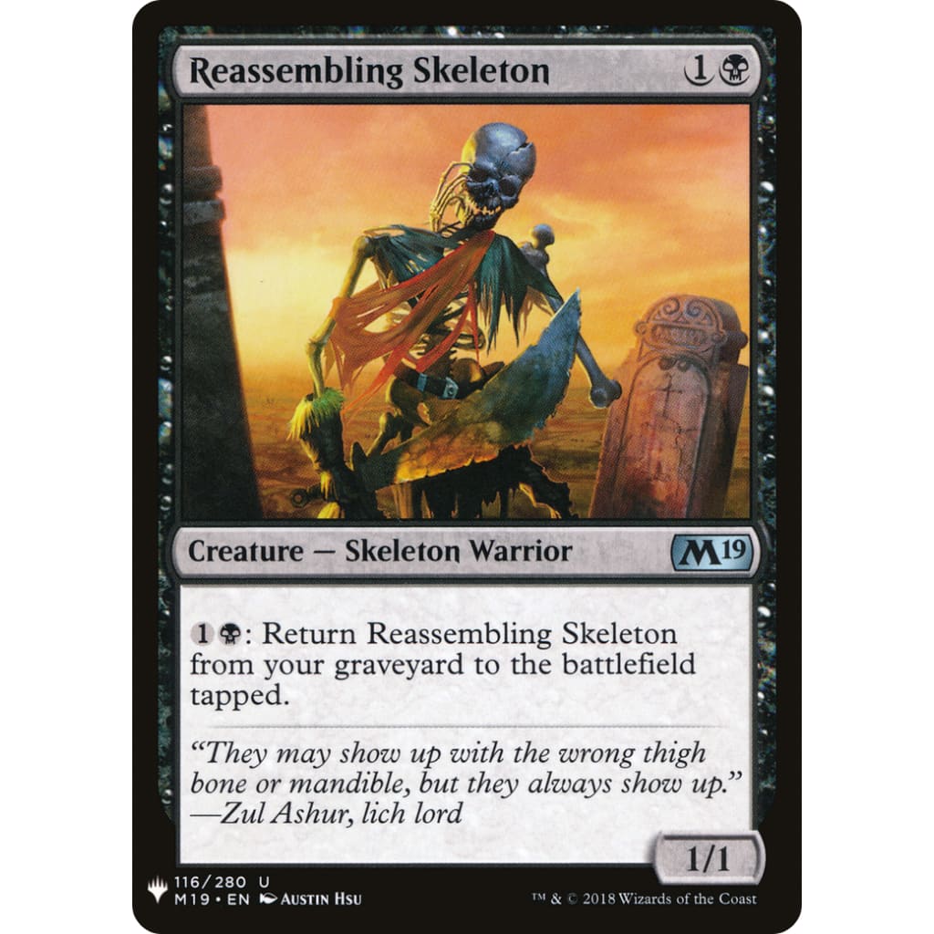 Reassembling Skeleton (PLST-M19-116) - Single