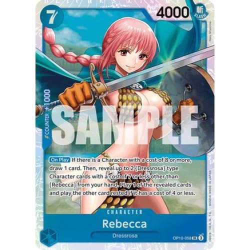 Rebecca OP10-058 SR Royal Blood Foil - Single