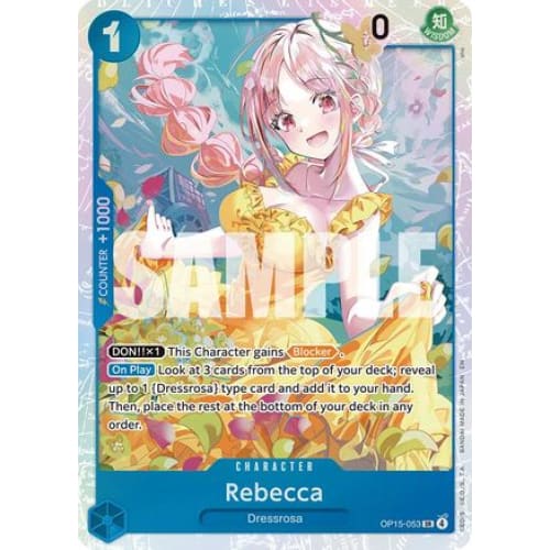 Rebecca (OP15-053) OP15-053 SR Adventure on Kami’s Island